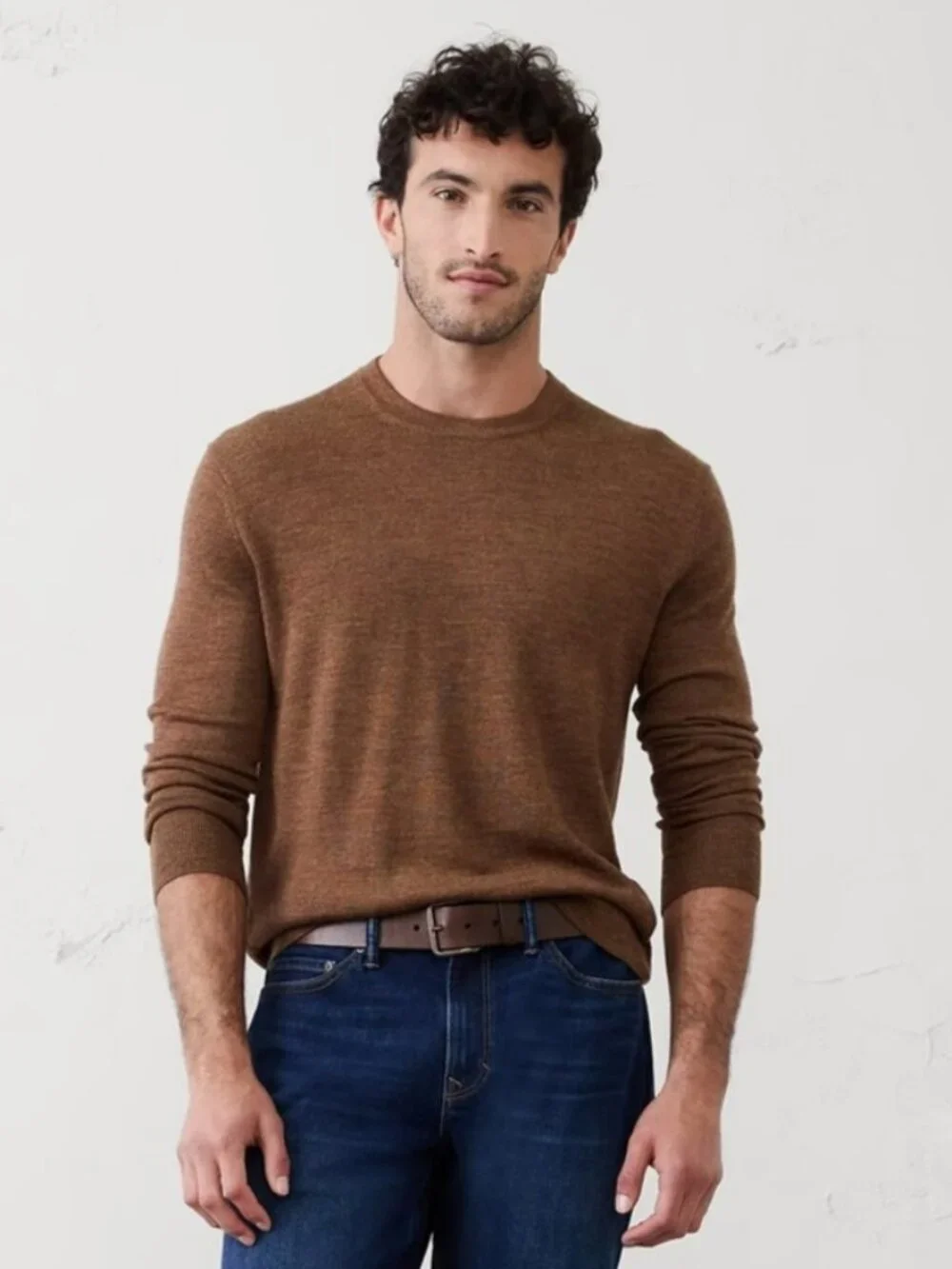 NWOT Brown Merino Wool Sweater Size XS By Banana Republic Factory